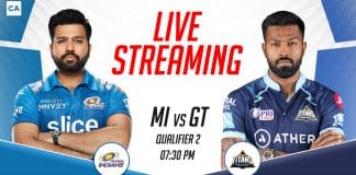 MI vs GT Live Streaming Channel In India- Qualifier 2, IPL 2023